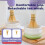 Matcha Brush Electric Bamboo Whisk Adjustable Quickly Whisking Matcha Tool Home DIY Tea-Making Tools Type-C Charging 5