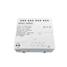Tuya   4G LTE-Relais mit RF 433 MHz  GSM-Schalter APP-Drahtlose Steuerung 4G 4CH-Remote-Controller  7-32 V