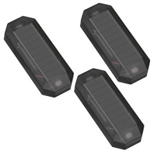 Led Solar Power Warning Light Night Security Simulated Alarm Wireless Anti-Theft Caution Lamp Strobe Dummy Alarm Lamp