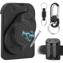 Magnetic Tool-Holder, with Strong-Magnet & Keychain, Magnetic Belt Clip Holster-for Screws, for Electricians, Plumbers