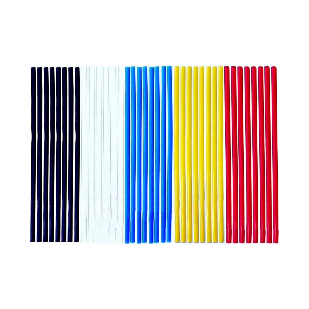 40Pcs Plastic Welding Rods - 9.8''Plastic Welding Repair Rods Strips Common Flat Plastic Welding Rods Kit For Car Bumper 4711693614790