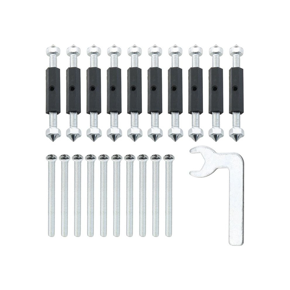 10Pcs Manganese Steel Socket Concealed Box Repairer Cassette Repair Unit Electrical Case With Wrench Type 86 6032407203870