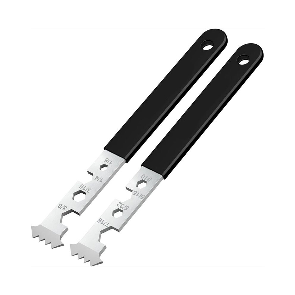 2-In-1 Paver Removal Tool With Hex Wrench, 2Pcs Set Paver Puller Tool With Double Joint Scrapers, Micro-Tooth 4712358165930