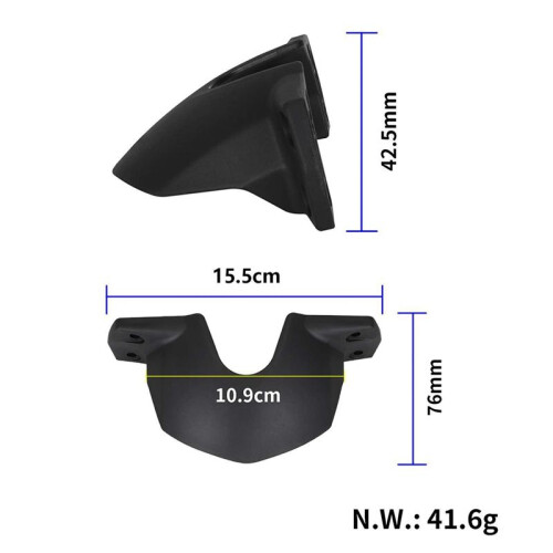 For  G2 Master E-Scooter Rear Mudguard Shock-Absorbing Mudguard Kickscooter Replace Part 2
