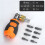 8in1  Ratchet Screwdriver Precision Multi Tools Magnetic Bits Household Multi-Purpose Pocket Portable Screw Driver 5