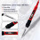 Digital Soldering Iron 80W with /OFF  Adjustable Temperature LCD Ceramic Heater Soldering Tips EU Plug 1