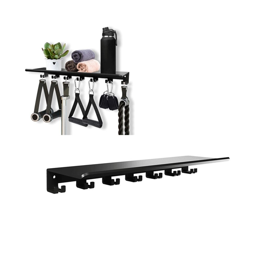 Floating Shelf, Shelf For Home Gym Storage, Gym Rack Wall Mount Organizer, Workout Metal Shelf Holder 6031362769650