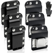 3-Delige Boorhouder voor Gereedschapsriem, Rolmaathouder met Metalen Clip, 2 Inch Riemhaak voor Snoerloze Boormachine, Slagschroevendraaier