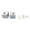 1Pair Square Shower Temperature Control Handle Knob Thermostatic Handle Brushes Bathroom Cleaning Tools Home Improvement 7
