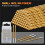 50 PCS Cutting Bit,1/8 Inch Hss Drywall Router Bits,Guide Point Cutting Bits for Use with Spiral Saws and Power Tools B 4