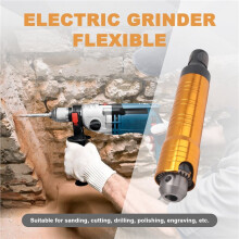 Flexible Shaft Rotary Tool Attachment with 0.3-6.5mm Chuck Handheld Electric Drills