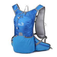 Mochila de senderismo de 12 L 23x45x16 cm Negro/Gris/Azul