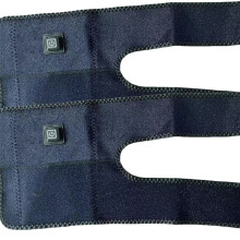 1 Paar Elektrische Verwarmingskussens voor de Knie, Verwarmde Massage, Kniebrace, Ondersteuning voor Artritisgewrichten, Oude Koude Beenwarmers