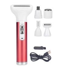 Appareil D'Épilation Multifonction 5 en 1 pour Femme, Rasoir Électrique pour Poils Pubiens Privés