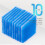 10 Pack Replacement Filters for FUNMAS Indoor Dryer Vent 3