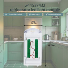 W11527432 LED-Lampmodul Till Kylskåp, Ersätter W11387579 W11333374 W11042554 W11101384 för