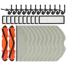 Compatible with Robot Vacuum S40 / OV81 Accessories Main Side Brush Hepa Filter Mop Cloth Replacement Parts