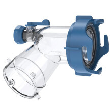 45 Degree RV Holding Tank Rinser, Must Have Sewer Adapter for RV Sanitation, Transparent Sewer Tank Adapter W/Gasket