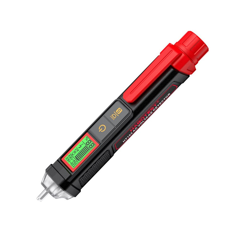 Habotest Ht103 Non-Contact Ac Voltage Detector With Lcd Display, Waterproof, 12-1000V 6033405114816