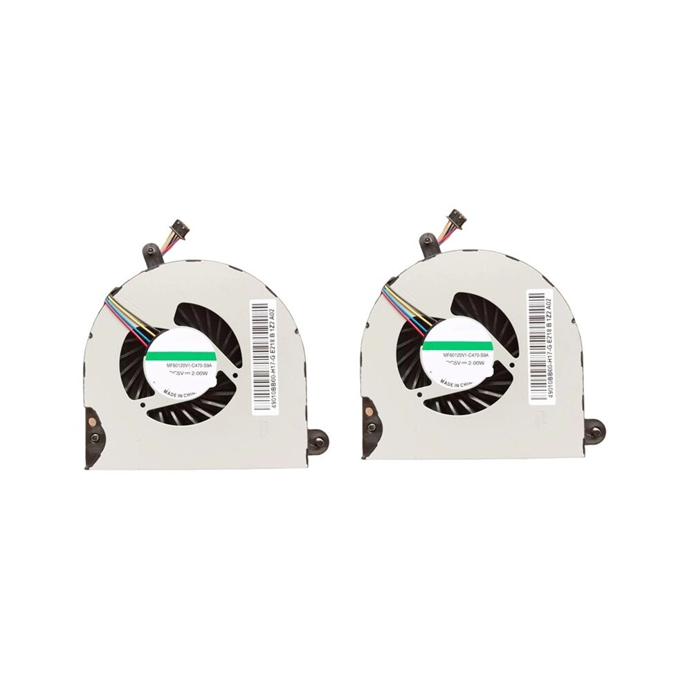 2Pcs Laptop Cpu Cooling Fan For Elitebook 8560P 8570P 8560B Probook 6560B 6565B 6570B Cpu Cooling Fan Replacement 4713031943234