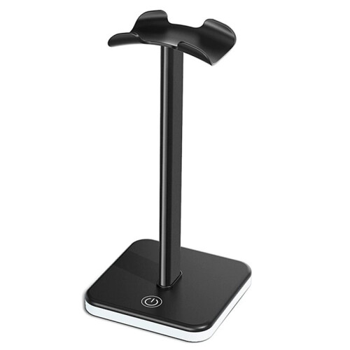 Aluminuim Headphone Holder RGB Headphone Display Rack Space Saving Desktop Organizer  Mounted Headphone Bracket