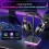Aluminuim Headphone Holder RGB Headphone Display Rack Space Saving Desktop Organizer  Mounted Headphone Bracket 4