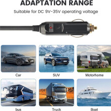 105W - Converter 12V/24V to 30V 3.5A Adapter 5-Meter  Cable for Starlink  Car and Home Use