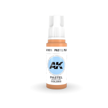 AK Interactive 11076 Pastel Peach 17ml 3rd Gen. Acrylic Model Paint