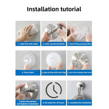4PCS Suction Cup Hooks for Wreaths Glass,No Drill Suction Cup Hook Holder,Wall Tile Towel Hanger for Home Bathroom B