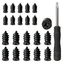 Tire Repair Rubber Nail Kit, Vacuum Spiral Rubber Screws for Self-Service Car, Motorcycle,Tire Puncture Repair 100 PCS