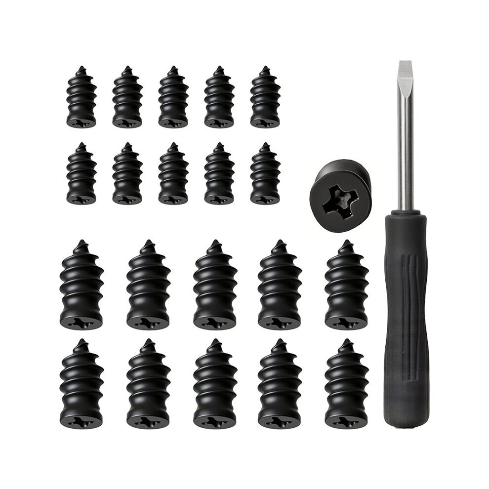 Tire Repair Rubber Nail Kit, Vacuum Spiral Rubber Screws For Self-Service Car, Motorcycle,Tire Puncture Repair 100 Pcs 4712901694320