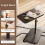 Portable Adjustable Folding Side Table/Laptop Desk, for Home Office, Coffee Table, Bedside Sofa, Office Reception Area B 5