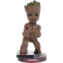 Figurine Marvel Les Gardiens de la Galaxie Jeune Groot - EXQUISITE GAMING - Cable Guys - Support écouteurs ou petit accessoire