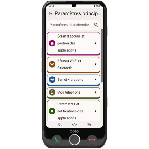 Smartphone Doro seniors Aurora A30 grafite 2
