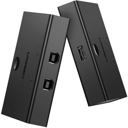 UGREEN USB 2.0 Switch USB-A auf 2x USB-B - Schwarz 1