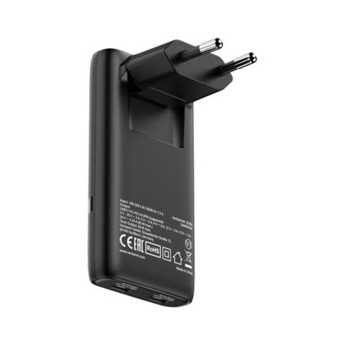 Verbatim Verbatim Fold 'n' Go Wandlader GaN - 2xUSB Type-C - 65W