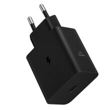 USB-C-laturi 60W Power Delivery GaN PPS Nopea Lataus Samsung Musta