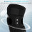 Rodillera negra con placa de aluminio plegable 9