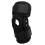 Rodillera negra con placa de aluminio plegable 2