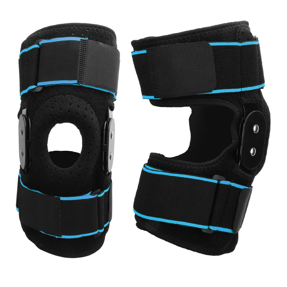 Foldable Aluminum Shock Absorbing Knee Pad For Running Basketball Riding Blue 9471390865196