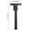 Règle scripteuse en alliage d'aluminium pour menuiserie, forme en T, 229*100 mm, noire 2
