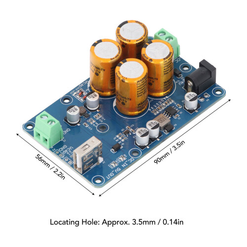 RPI grüne PCB 25F 90x56mm Superkondensator-USV 1