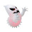 Inflatable Ghost with LEDs, 1.4m Window Decoration for Halloween 1
