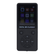 Portable MP3 MP4 Player with Bluetooth 1.8" Color Screen 32GB Black