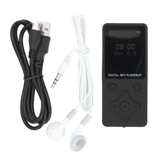 32GB Bluetooth MP3 MP4 Player with 1.8" Screen, Speaker, Black 1