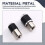 Adjustable Tap Socket Set Adapters 1/2,1/8 Drive 3/8 Tap Sleeve Extraction Holder Threading Tool 2Pcs 6