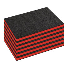 6 Pack Tool Box Foam Inserts for Cases,18 X 12 X1.5 Inch Tool Box Liner Foams Sheets Polyethylene,Toolbox Organizer