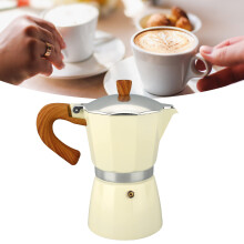 Caffettiera da fornello 300 ml in lega di alluminio argentata