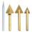 4Pcs Plastic Welding Tools, Triangular Copper , Home Electric Soldering Iron Tip, Plastic Welding Machine Soldering 1