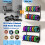Wall Mount Filament Storage Rack- Wall Mount 3D Printer Filament Storage Rack 2 Tier Filament Spool Holders Racks 7